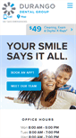 Mobile Screenshot of durangodentalgroup.com